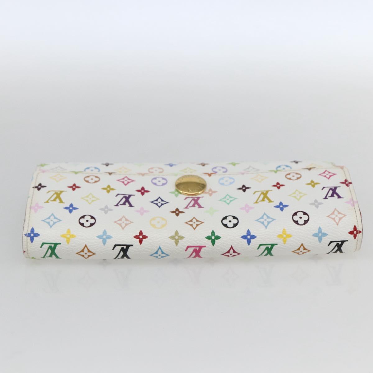 LOUIS VUITTON Monogram Multicolor Portefeuille Sarah Wallet M93745 Auth 162716V