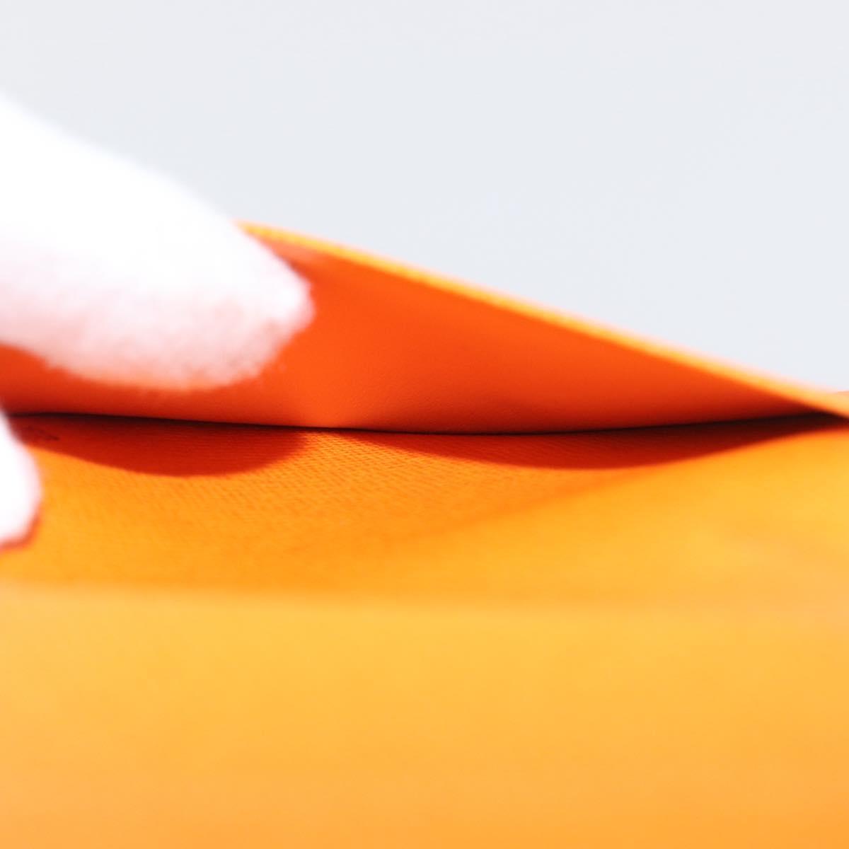 LOUIS VUITTON Epi Agenda Mini Day Planner Cover Mandarin R20007H LV Auth 162717