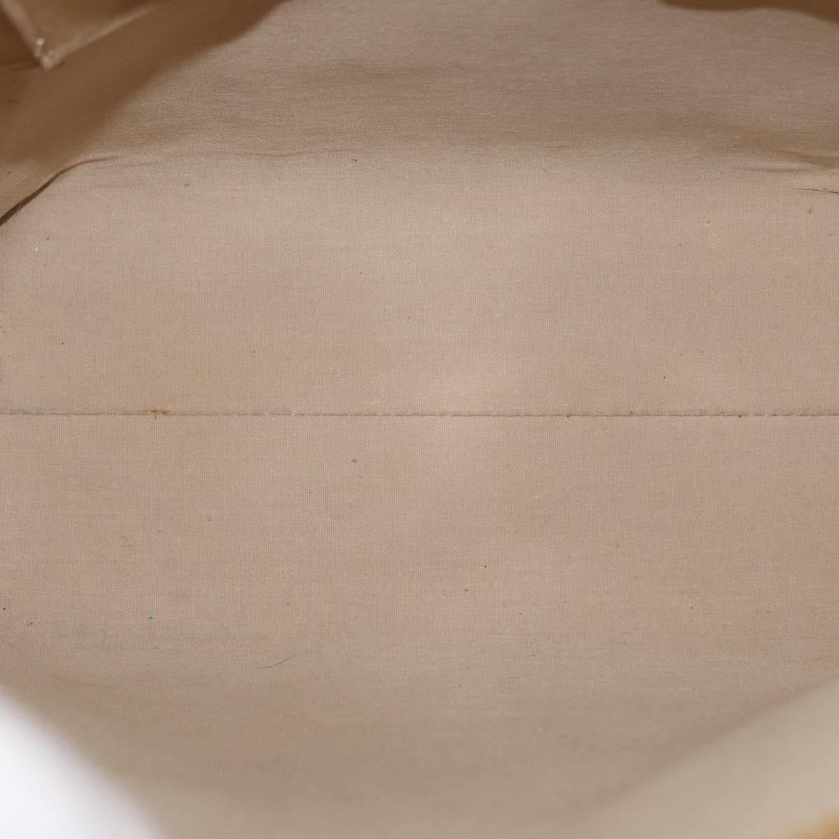 LOUIS VUITTON Monogram Vernis Reade MM Hand Bag Beige M91141 LV Auth 162727