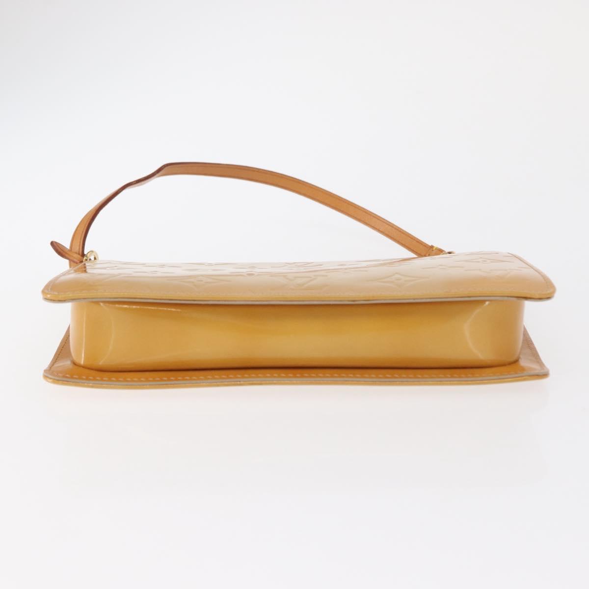 LOUIS VUITTON Monogram Vernis Lexington Accessory Pouch Beige M91010 Auth 162728