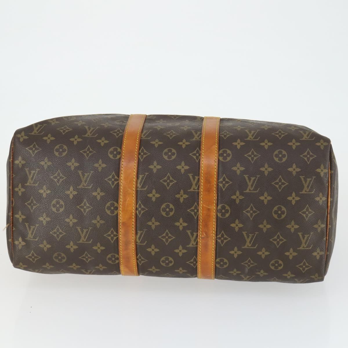 LOUIS VUITTON Monogram Keepall 45 Boston Bag M41428 LV Auth 162730