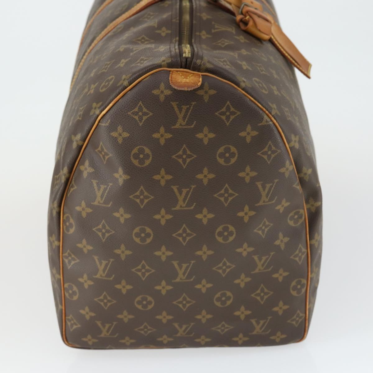 LOUIS VUITTON Monogram Keepall 60 Boston Bag M41422 LV Auth 162733