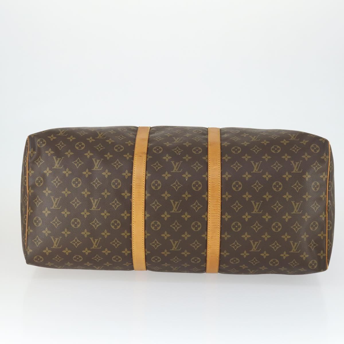 LOUIS VUITTON Monogram Keepall 60 Boston Bag M41422 LV Auth 162733