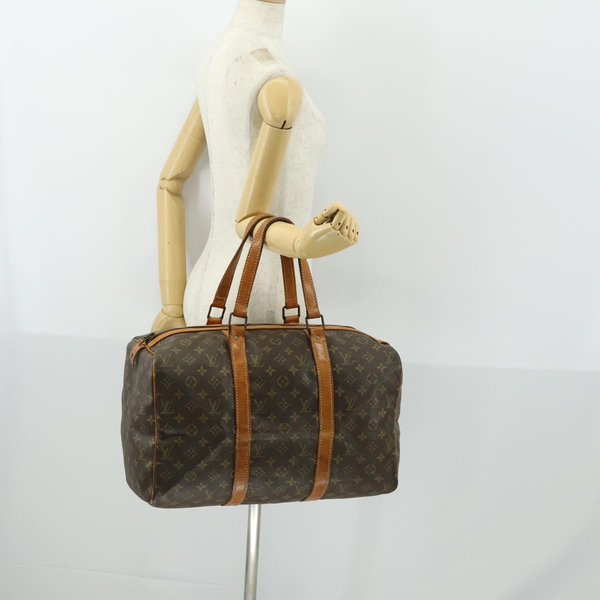 LOUIS VUITTON Monogram Sac Souple 45 Boston Bag M41624 LV Auth 162734