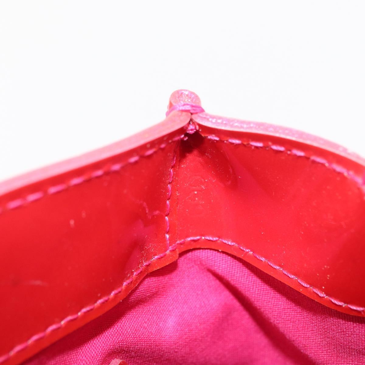 LOUIS VUITTON Vernis Wilshire Boulevard Bag Rose Pop M93643 LV Auth 162738