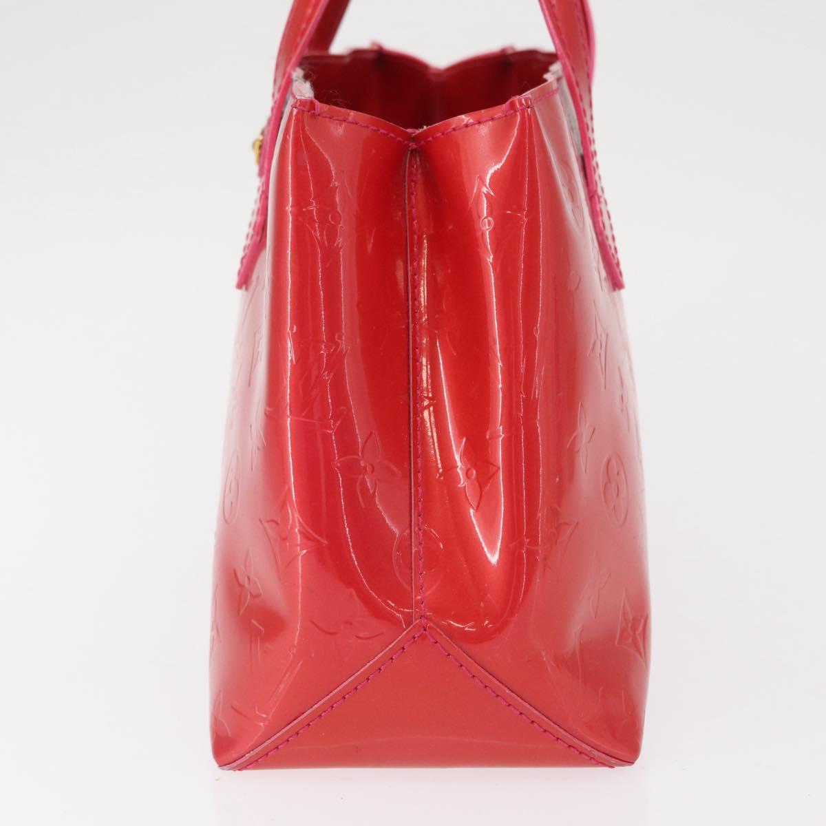 LOUIS VUITTON Vernis Wilshire Boulevard Bag Rose Pop M93643 LV Auth 162738