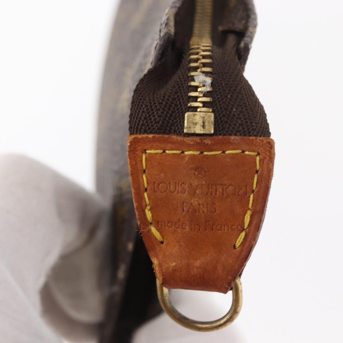 LOUIS VUITTON Monogram Bucket PM Accessory Pouch LV Auth 162751
