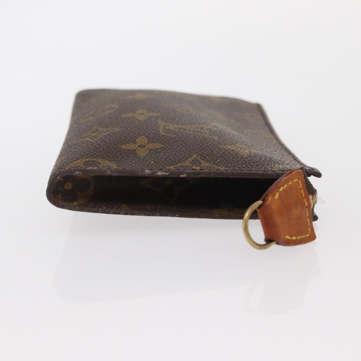 LOUIS VUITTON Monogram Bucket PM Accessory Pouch LV Auth 162751