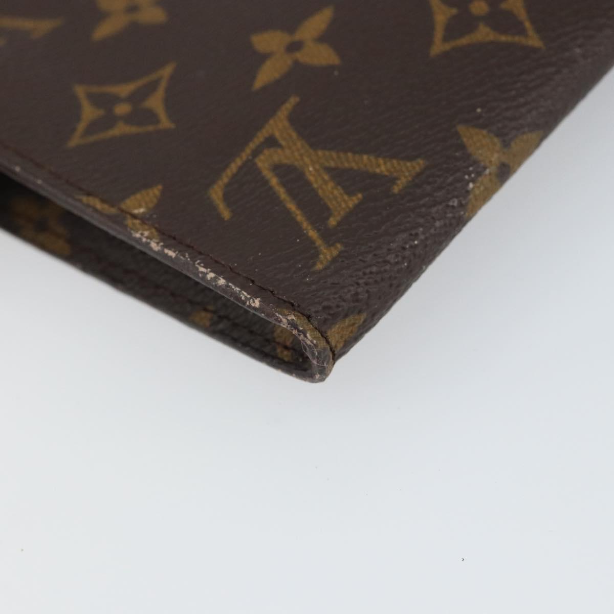 LOUIS VUITTON Monogram Bucket GM Accessory Pouch LV Auth 162752