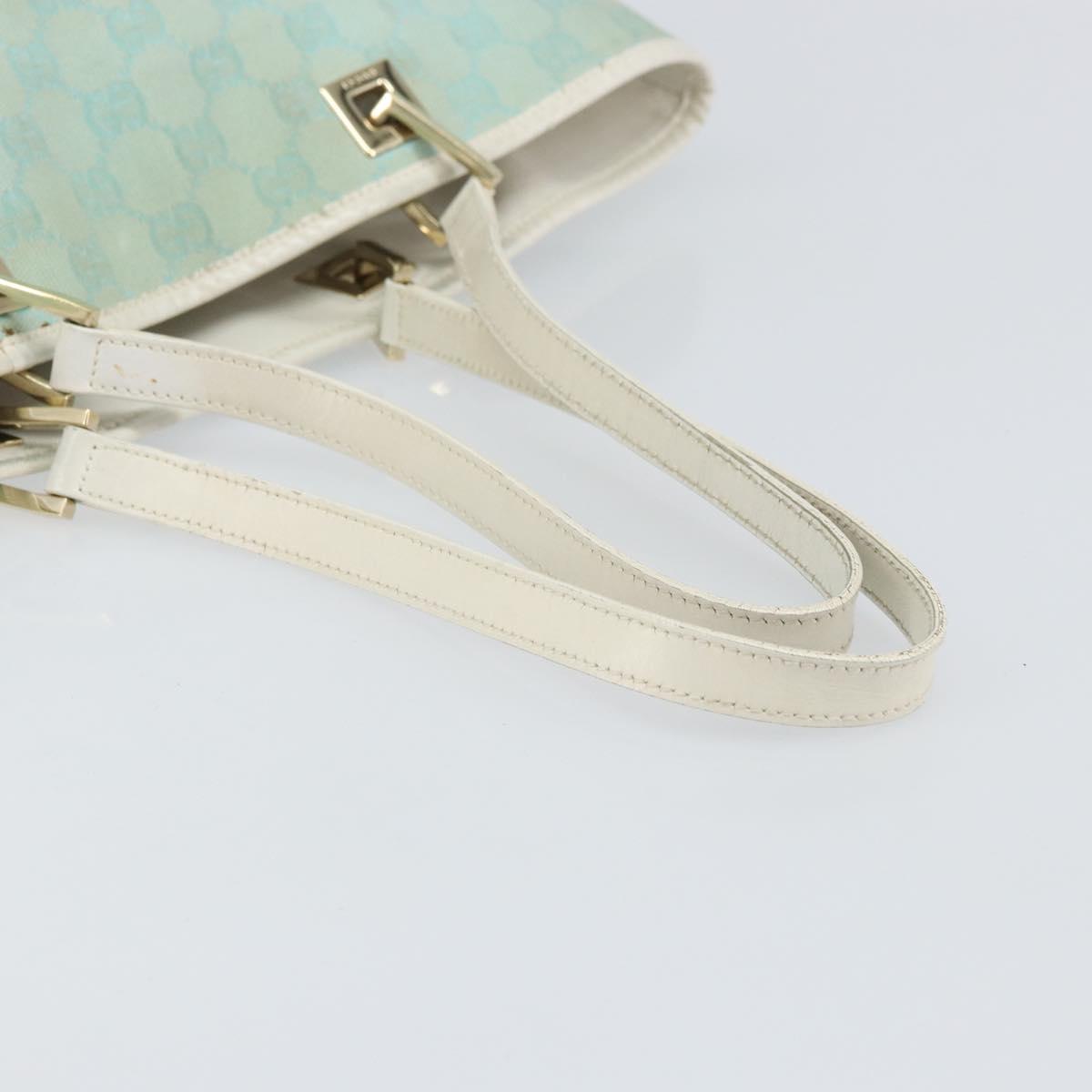 GUCCI GG Canvas Tote Bag Peppermint Gold 002 1098 3444 Auth 162762