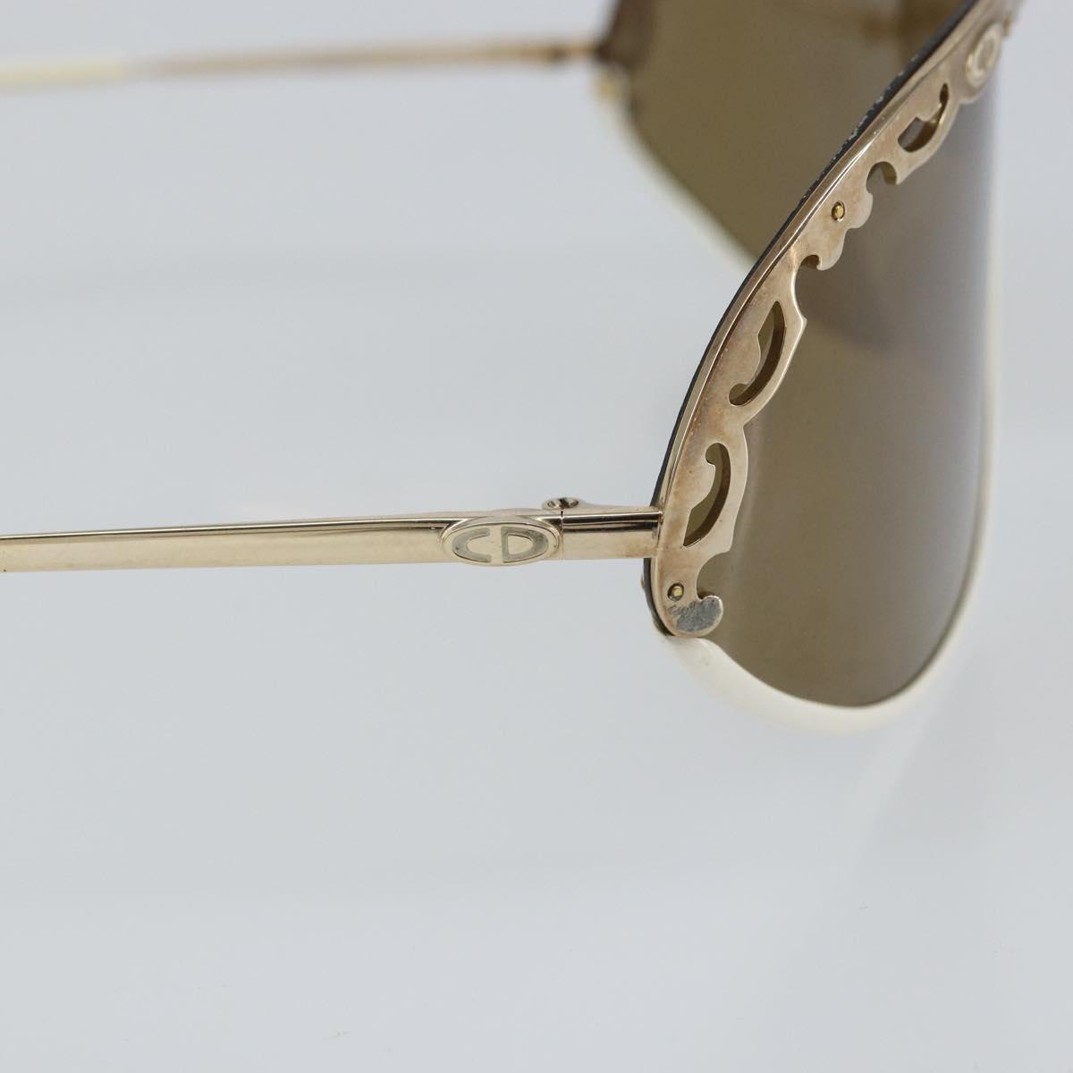 Christian Dior Sunglasses plastic Brown Auth 162782