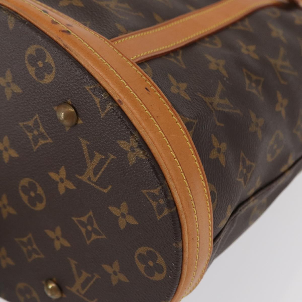 LOUIS VUITTON Monogram Bucket GM Shoulder Bag M42236 LV Auth 162785