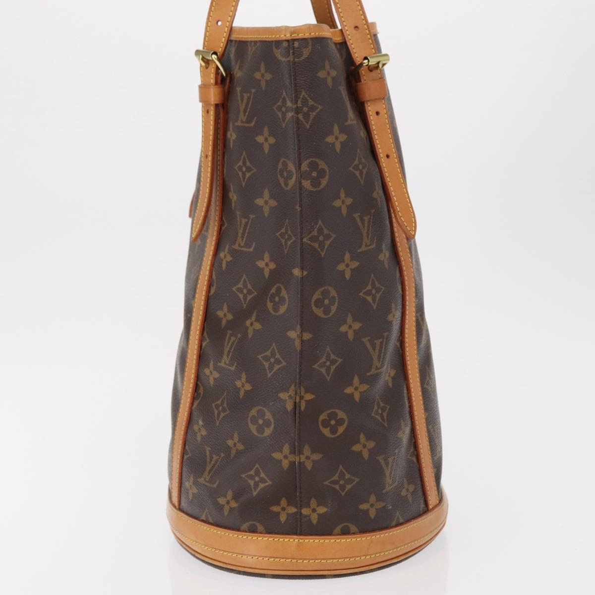 LOUIS VUITTON Monogram Bucket GM Shoulder Bag M42236 LV Auth 162785