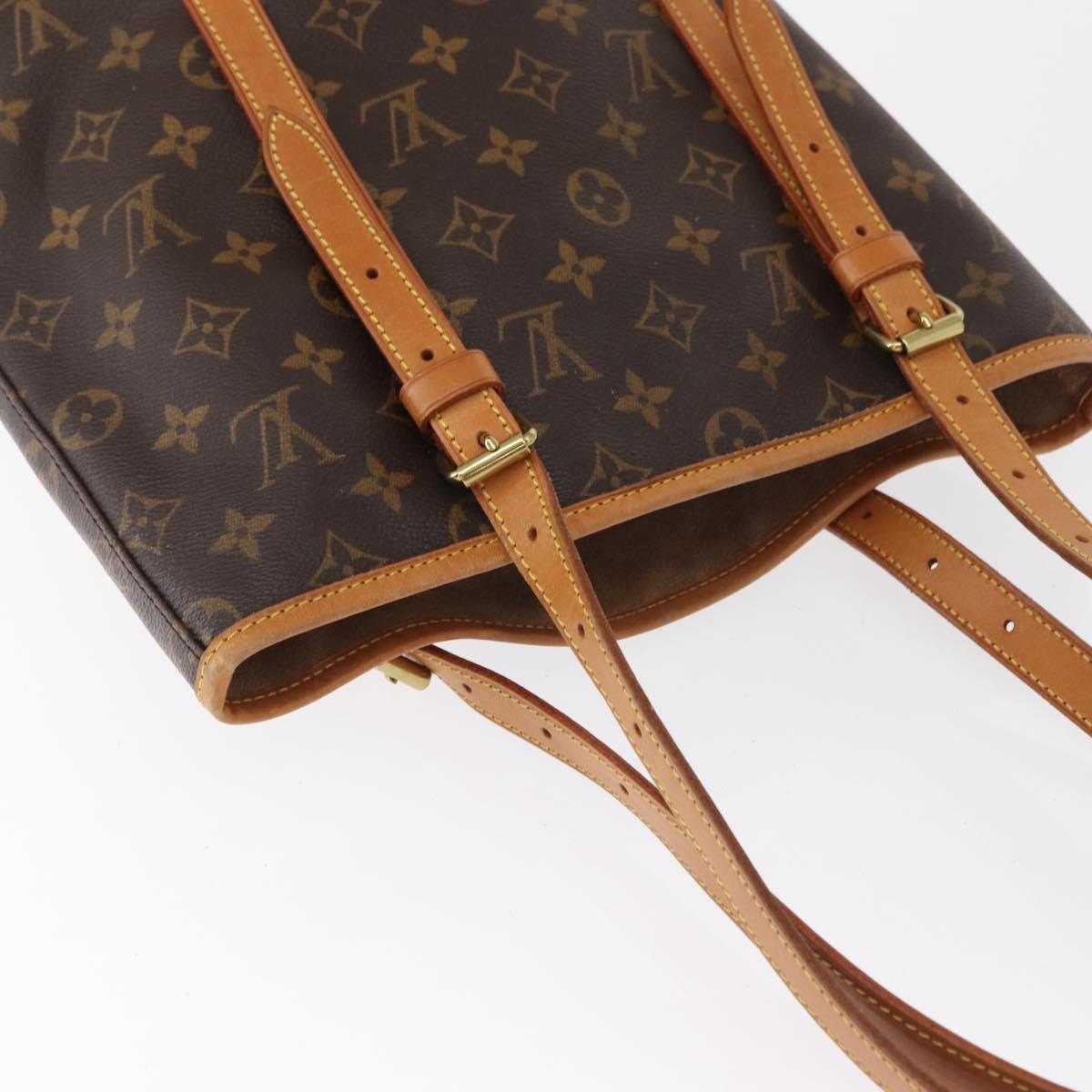 LOUIS VUITTON Monogram Bucket GM Shoulder Bag M42236 LV Auth 162785