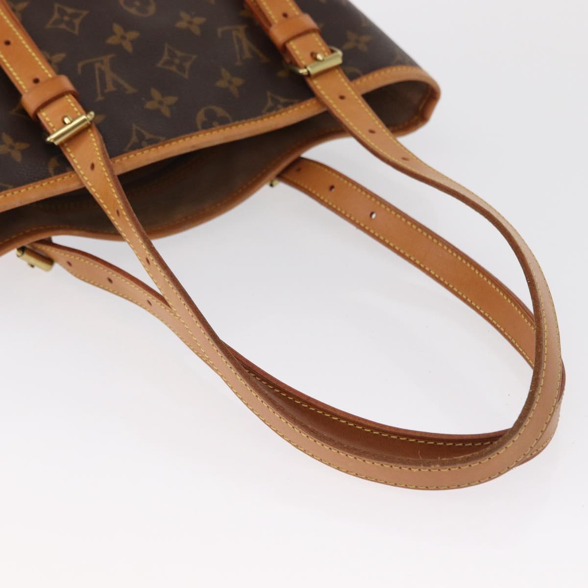 LOUIS VUITTON Monogram Bucket GM Shoulder Bag M42236 LV Auth 162785