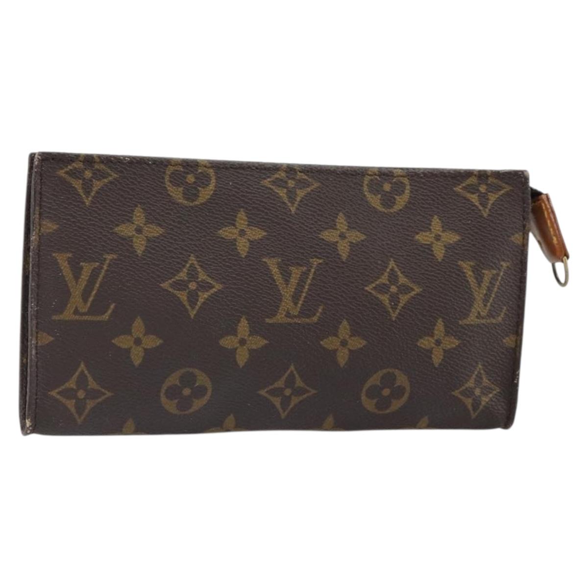 LOUIS VUITTON Monogram Bucket GM Accessory Pouch LV Auth 162786