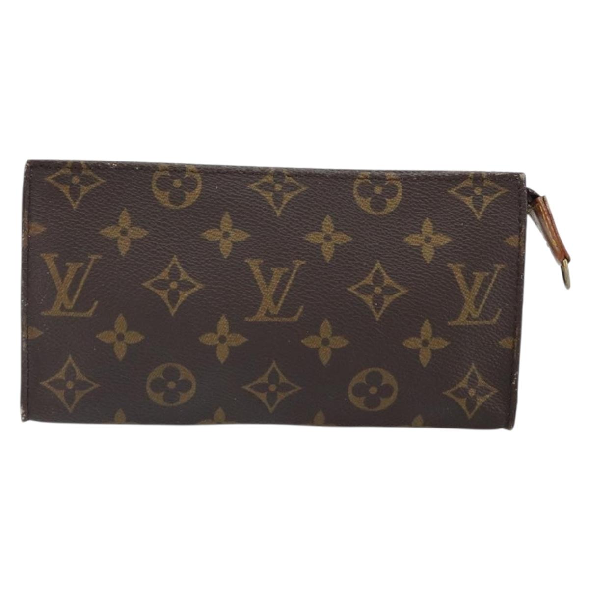 LOUIS VUITTON Monogram Bucket GM Accessory Pouch LV Auth 162786