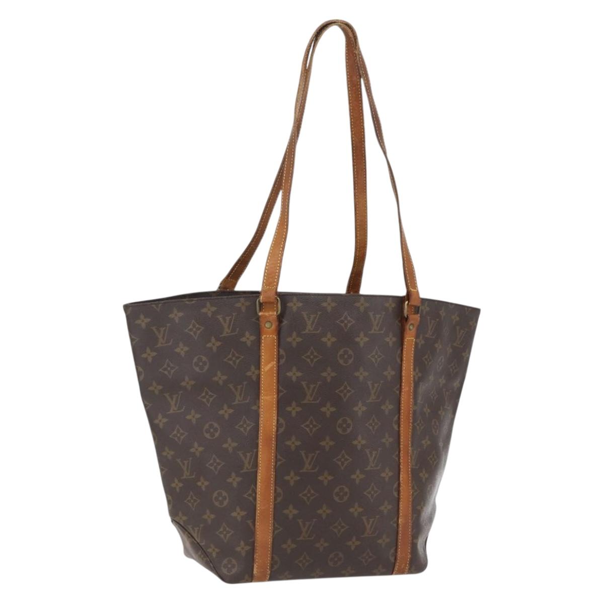 LOUIS VUITTON Monogram Sac Shopping Tote Bag M51108 LV Auth 162791