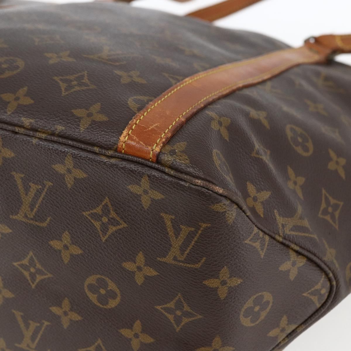 LOUIS VUITTON Monogram Sac Shopping Tote Bag M51108 LV Auth 162791