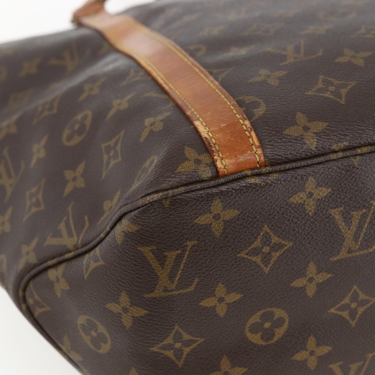 LOUIS VUITTON Monogram Sac Shopping Tote Bag M51108 LV Auth 162791