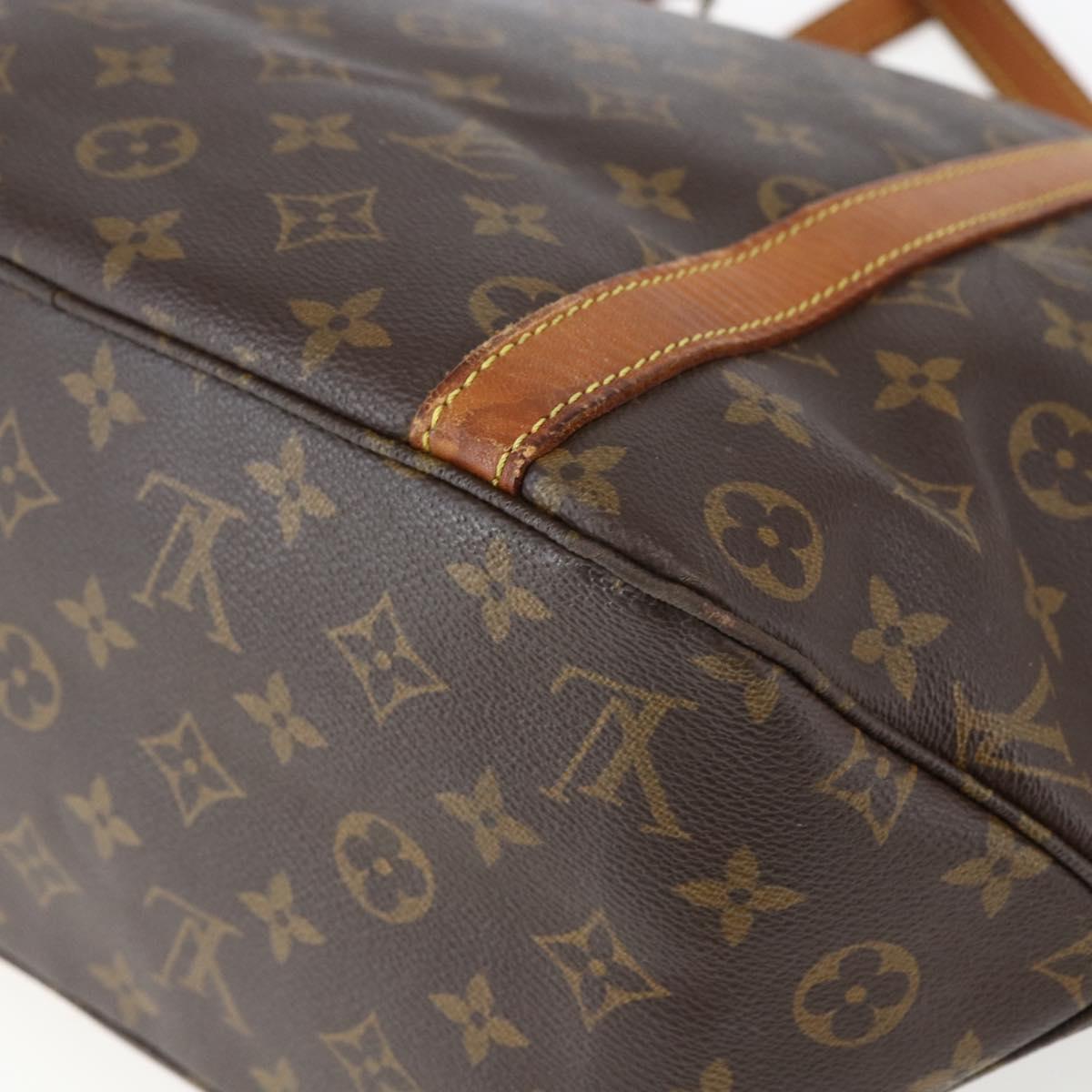 LOUIS VUITTON Monogram Sac Shopping Tote Bag M51108 LV Auth 162791