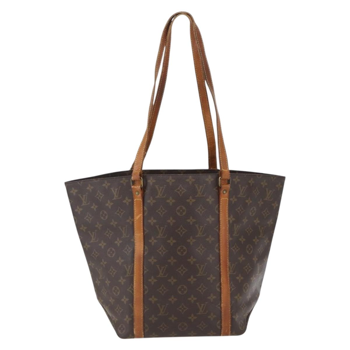LOUIS VUITTON Monogram Sac Shopping Tote Bag M51108 LV Auth 162791