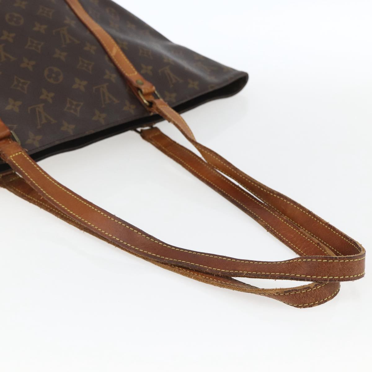 LOUIS VUITTON Monogram Sac Shopping Tote Bag M51108 LV Auth 162791