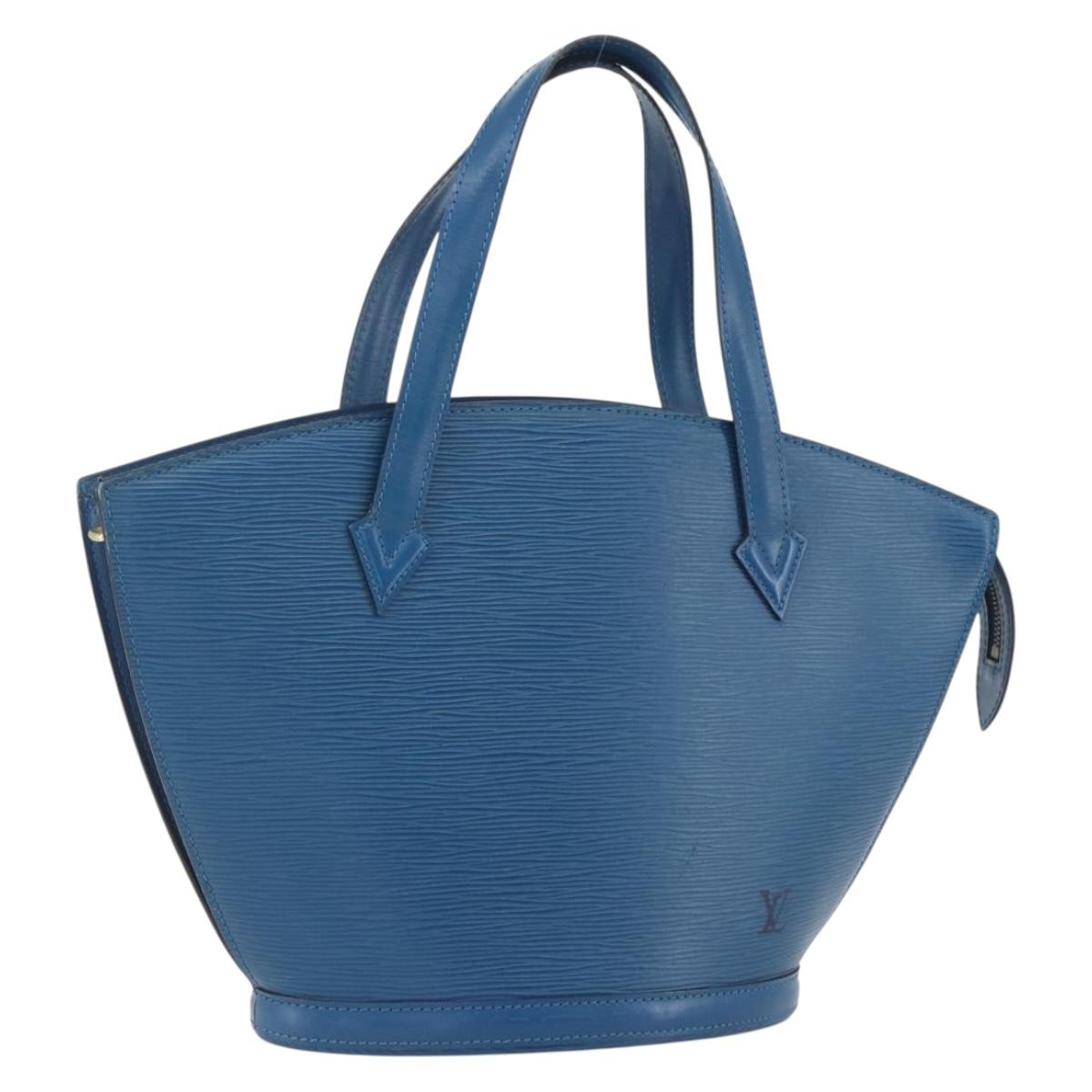LOUIS VUITTON Epi Saint Jacques Shopping Shoulder Bag Blue M52275 LV Auth 162797
