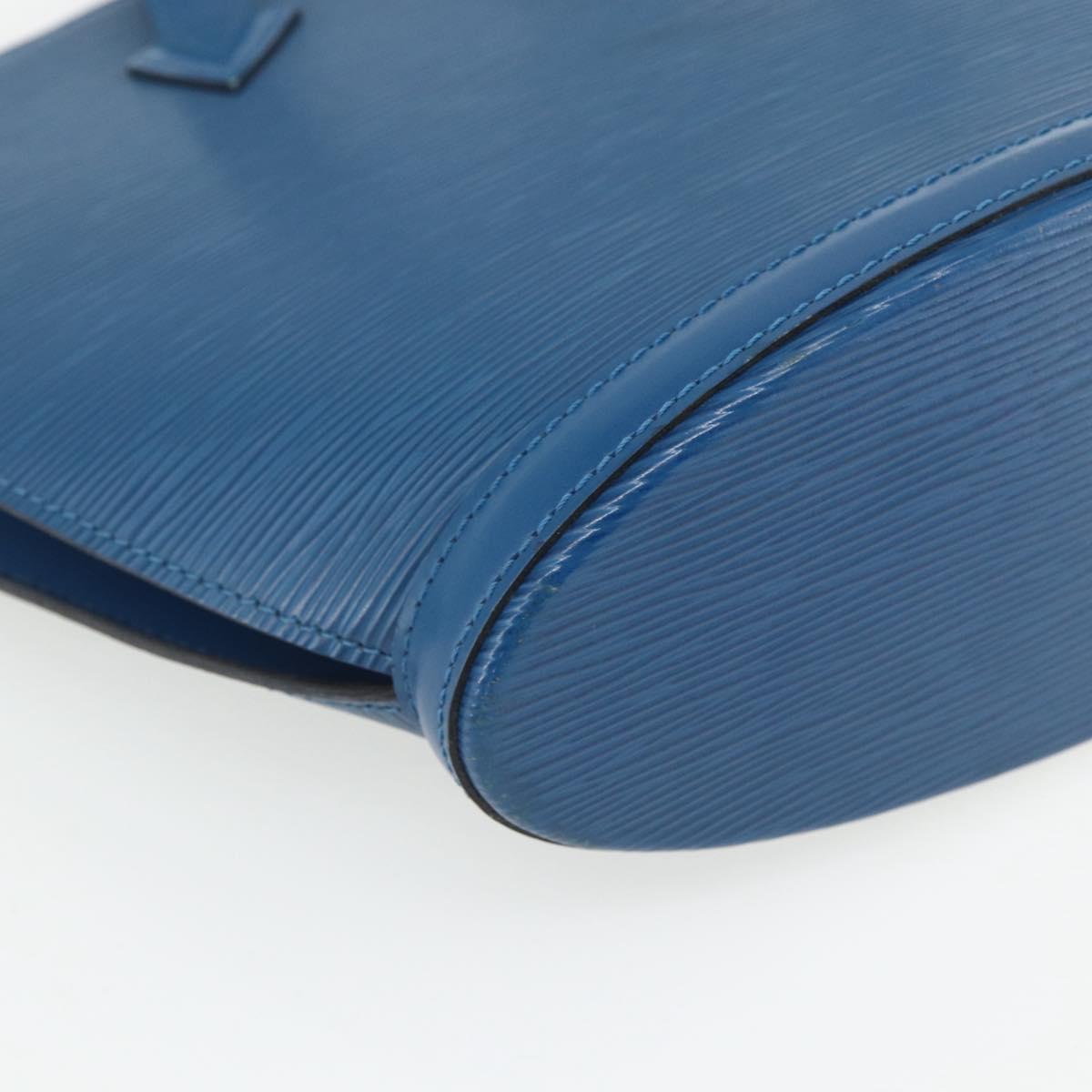 LOUIS VUITTON Epi Saint Jacques Shopping Shoulder Bag Blue M52275 LV Auth 162797