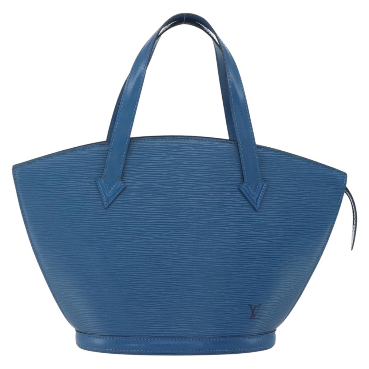 LOUIS VUITTON Epi Saint Jacques Shopping Shoulder Bag Blue M52275 LV Auth 162797