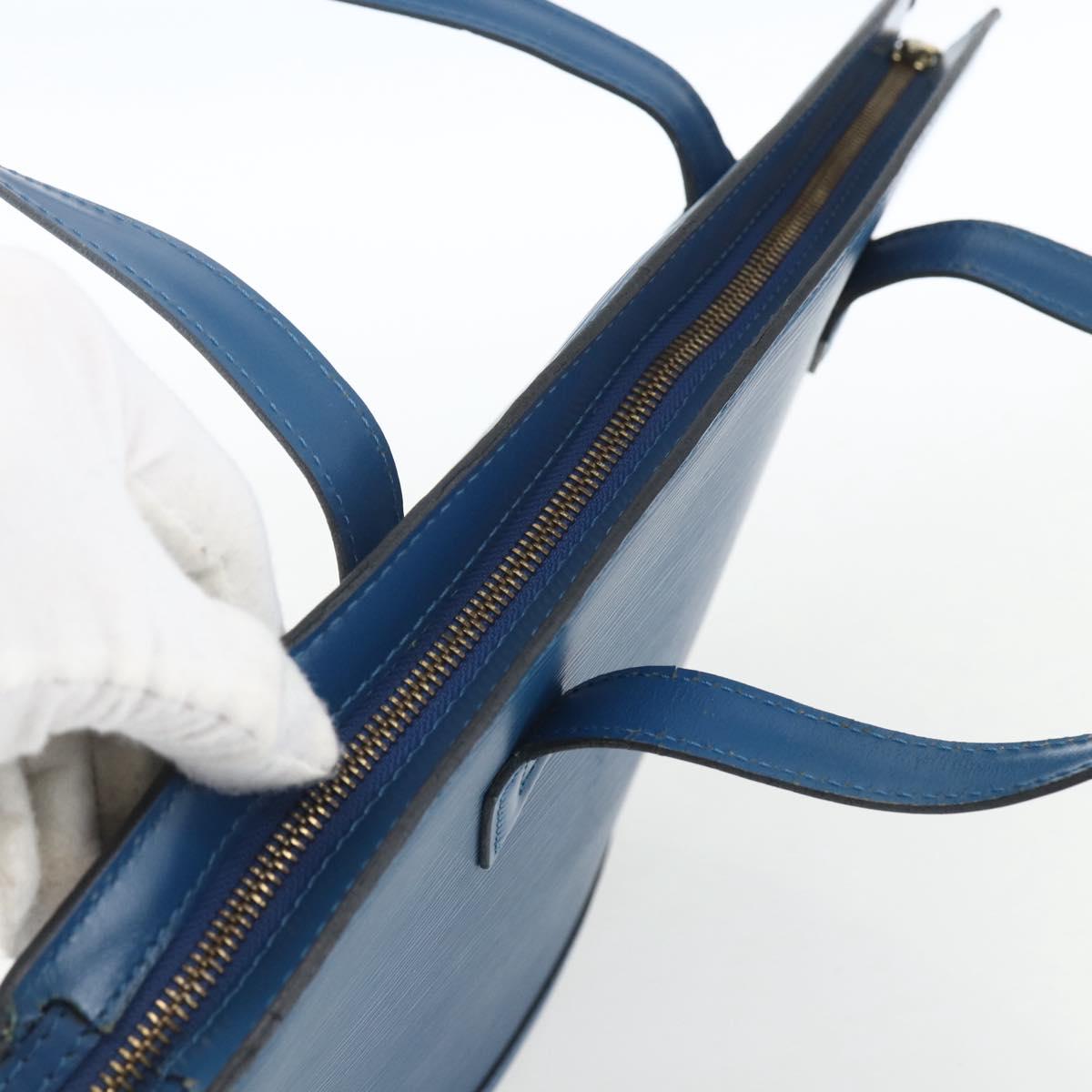 LOUIS VUITTON Epi Saint Jacques Shopping Shoulder Bag Blue M52275 LV Auth 162797