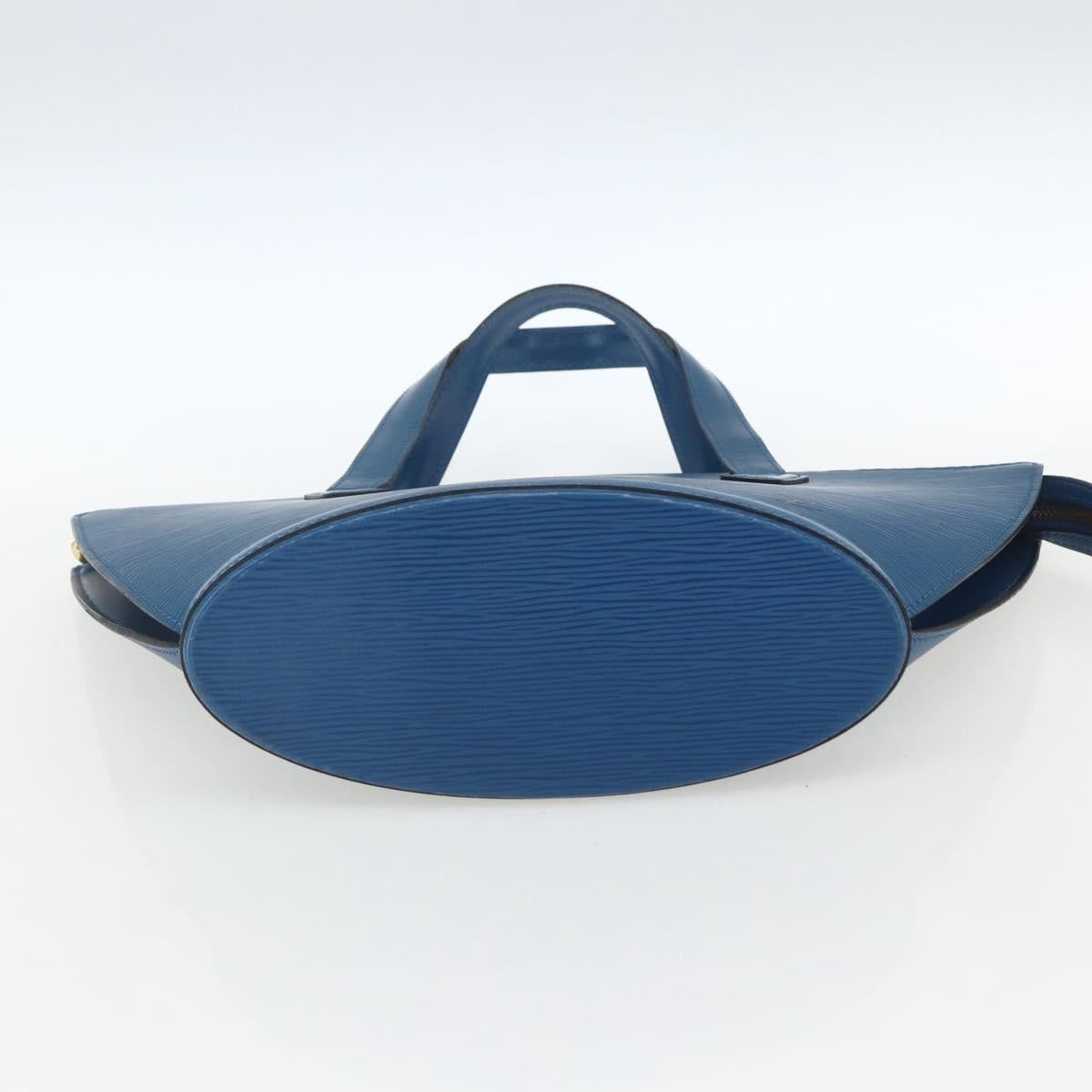 LOUIS VUITTON Epi Saint Jacques Shopping Shoulder Bag Blue M52275 LV Auth 162797