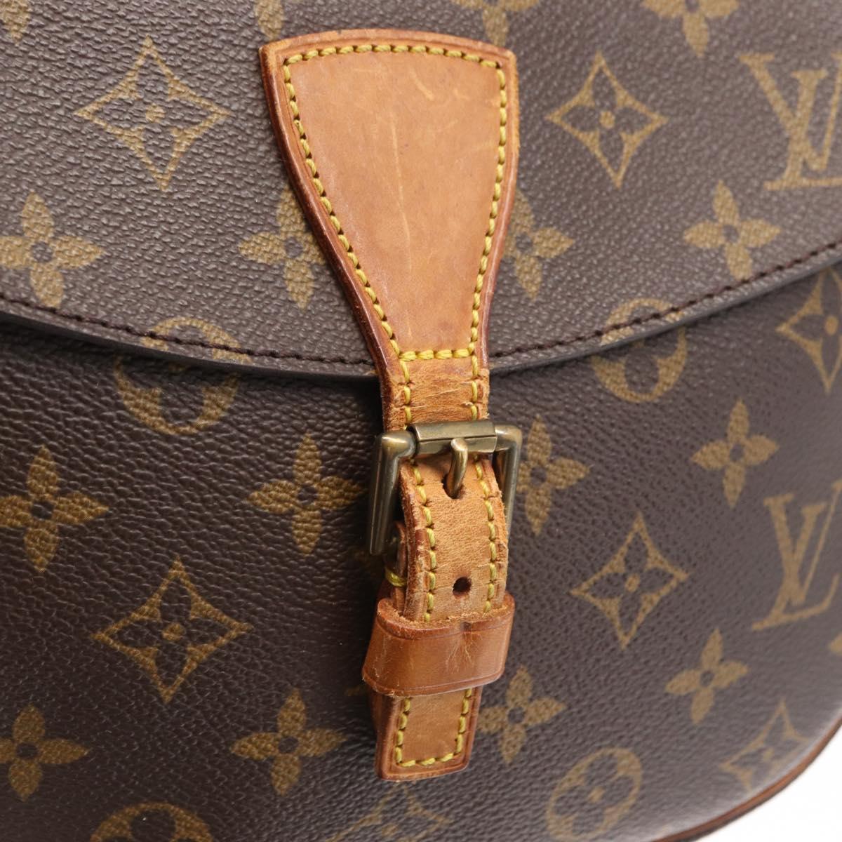 LOUIS VUITTON Monogram Jeune Fille MM Shoulder Bag M51226 LV Auth 162804