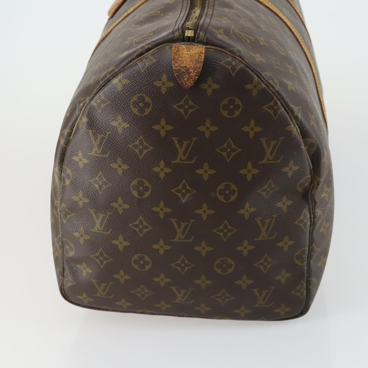 LOUIS VUITTON Monogram Keepall 55 Boston Bag M41424 LV Auth 162807