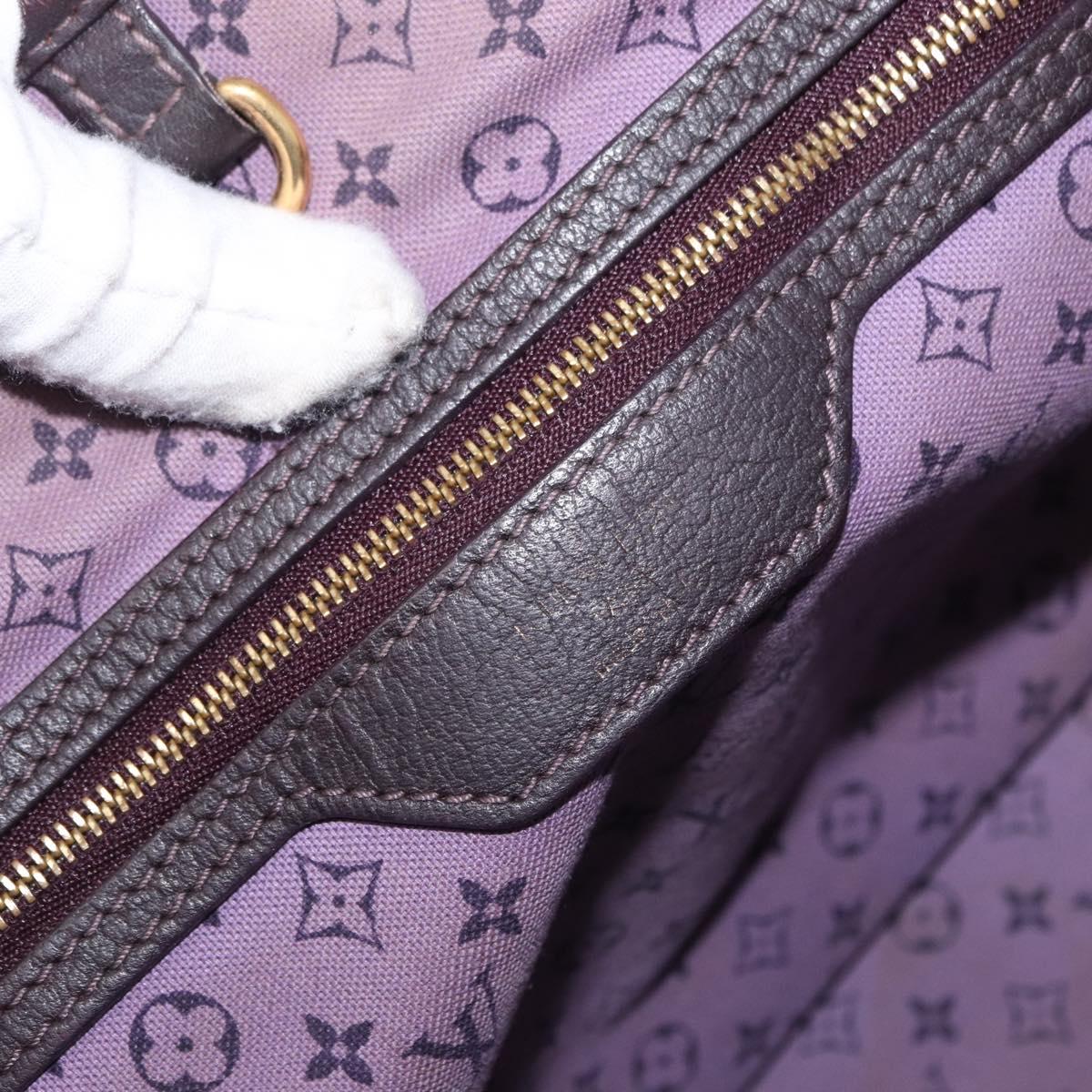 LOUIS VUITTON Eyeall Cabas PM Promenade Bag Canvas Purple M93771 LV Auth 162827
