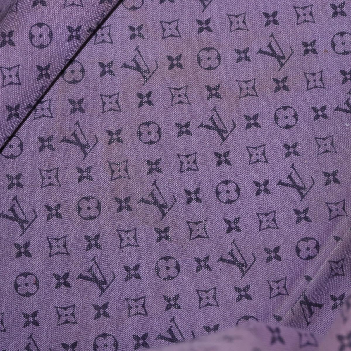 LOUIS VUITTON Eyeall Cabas PM Promenade Bag Canvas Purple M93771 LV Auth 162827