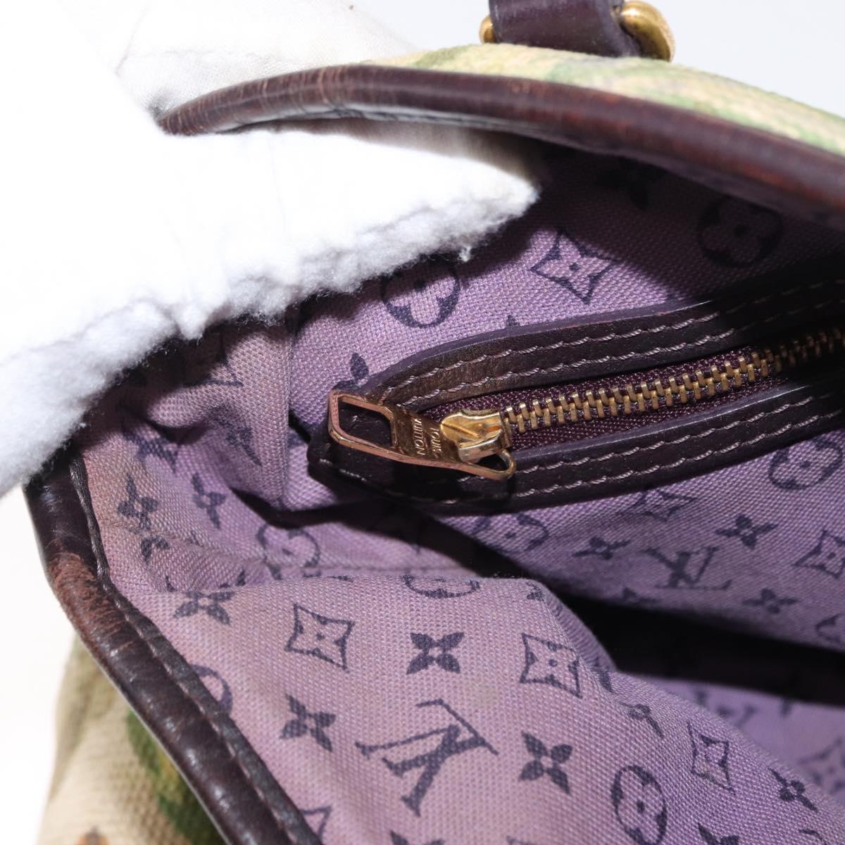 LOUIS VUITTON Eyeall Cabas PM Promenade Bag Canvas Purple M93771 LV Auth 162827