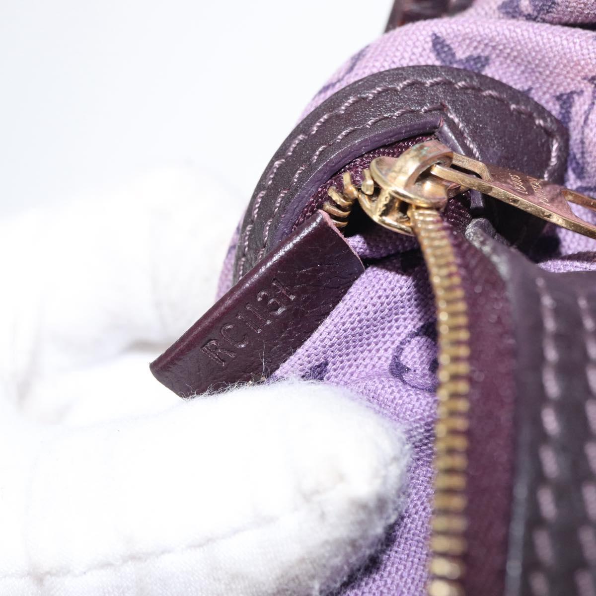 LOUIS VUITTON Eyeall Cabas PM Promenade Bag Canvas Purple M93771 LV Auth 162827