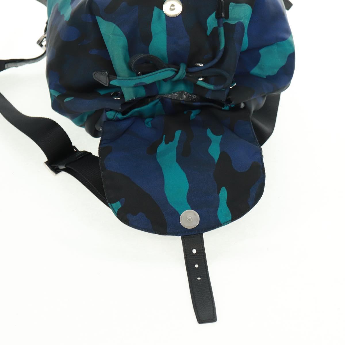 PRADA Backpack Nylon Multicolor Auth 162844V