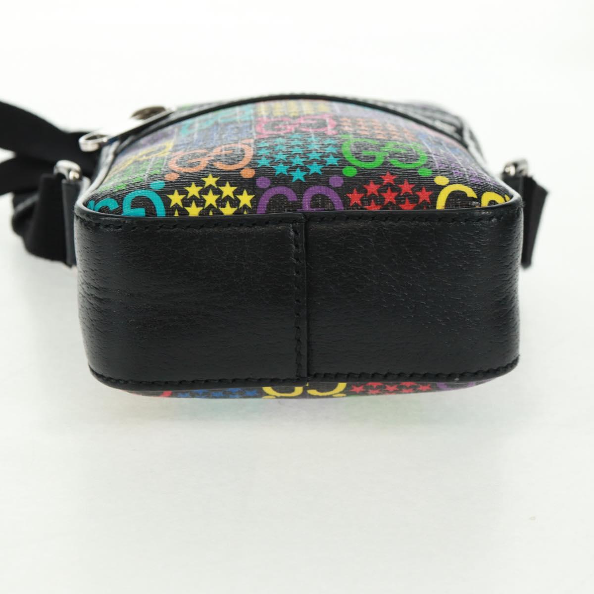 GUCCI GG Psychedelic Shoulder Bag Multicolor Silver 598103 Auth 162874M