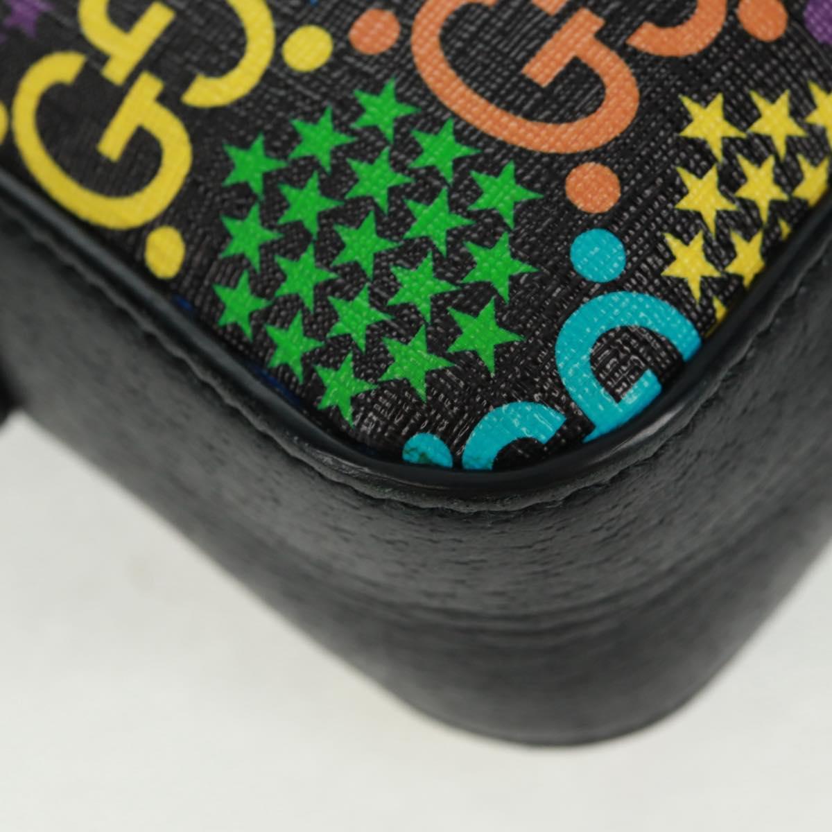 GUCCI GG Psychedelic Shoulder Bag Multicolor Silver 598103 Auth 162874M