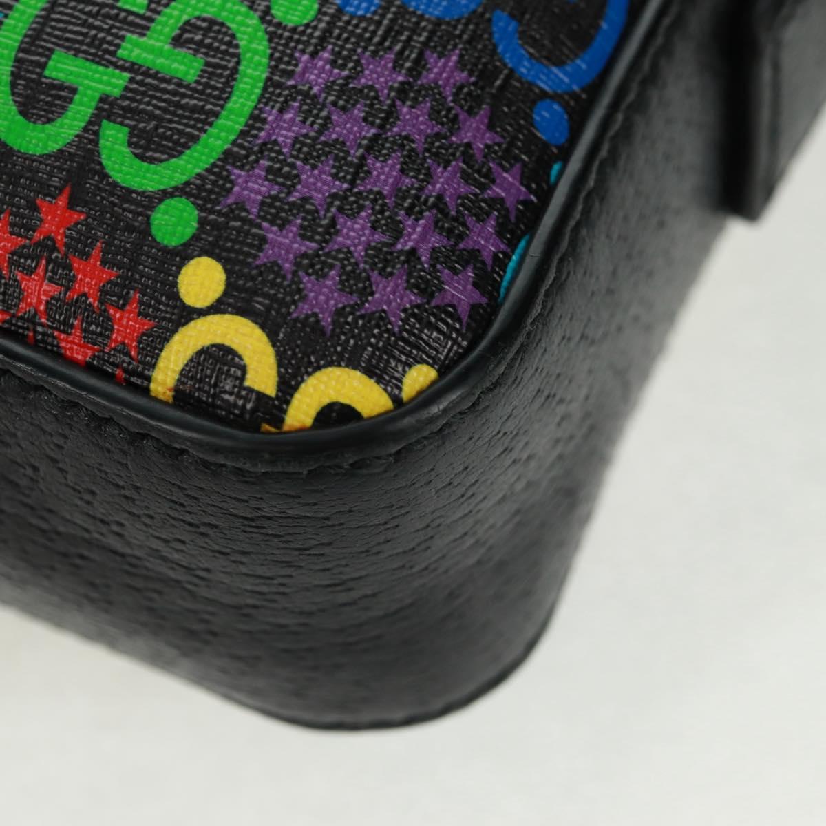 GUCCI GG Psychedelic Shoulder Bag Multicolor Silver 598103 Auth 162874M