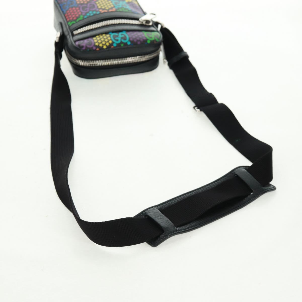 GUCCI GG Psychedelic Shoulder Bag Multicolor Silver 598103 Auth 162874M