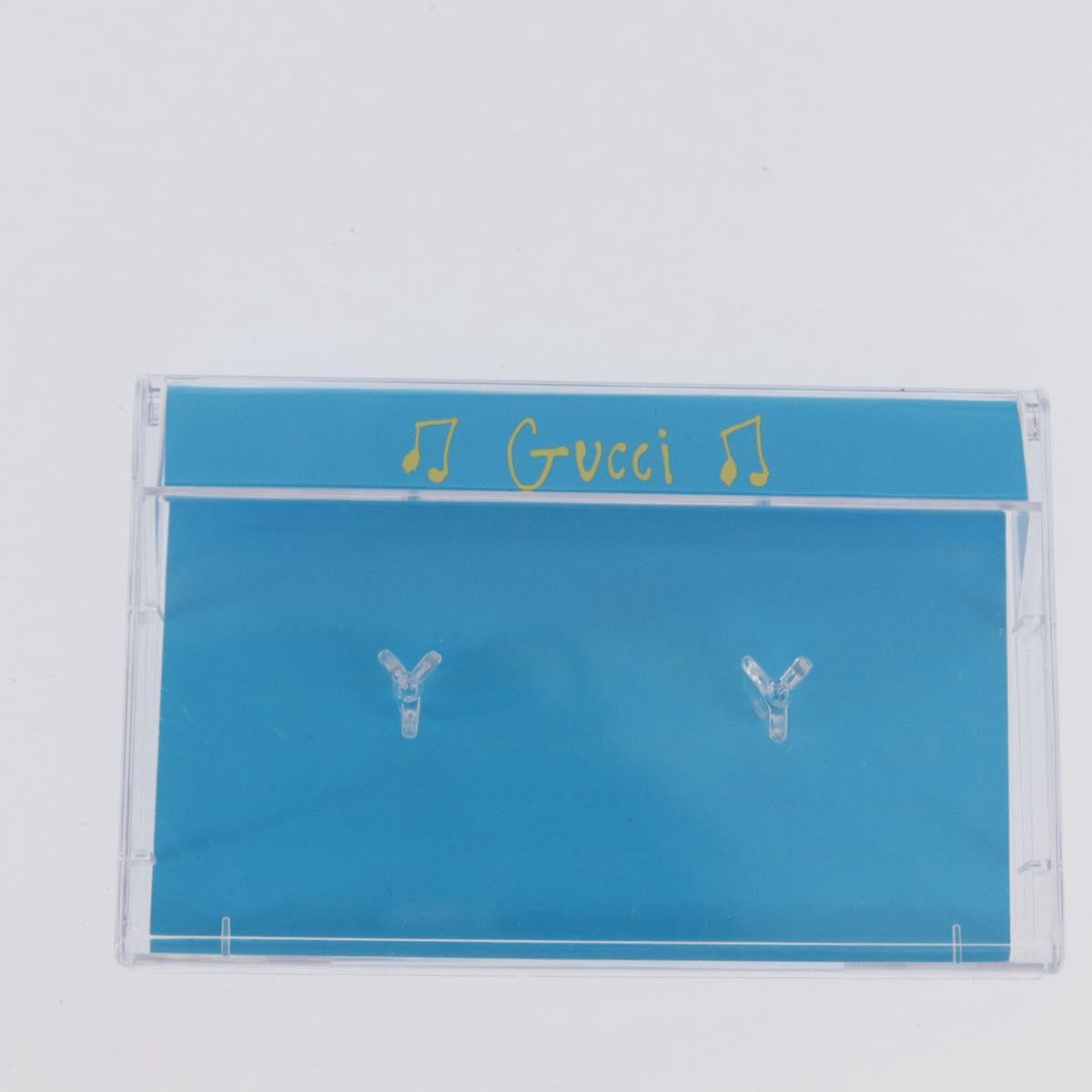 GUCCI Cassette Tape USB plastic Blue Auth 162875V