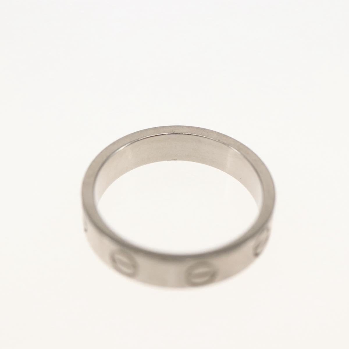 CARTIER Mini Love Ring 18K Gold(750) Silver Auth 162882SM