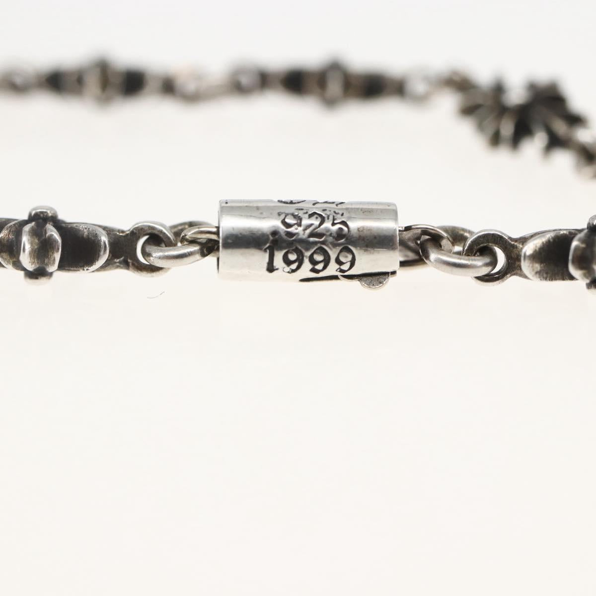 Chrome Hearts Tiny CH Bracelet Ag925 Silver Auth 162891SM