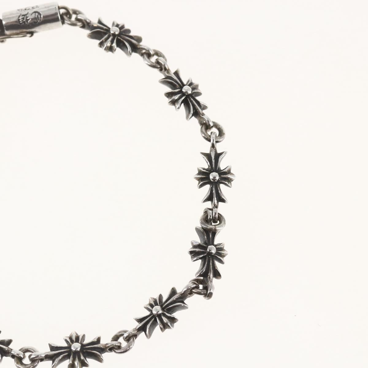 Chrome Hearts Tiny CH Bracelet Ag925 Silver Auth 162891SM