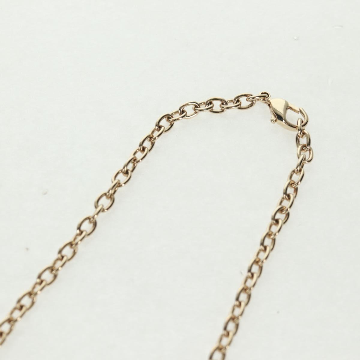 FENDI Necklace metal Gold Auth 162892V