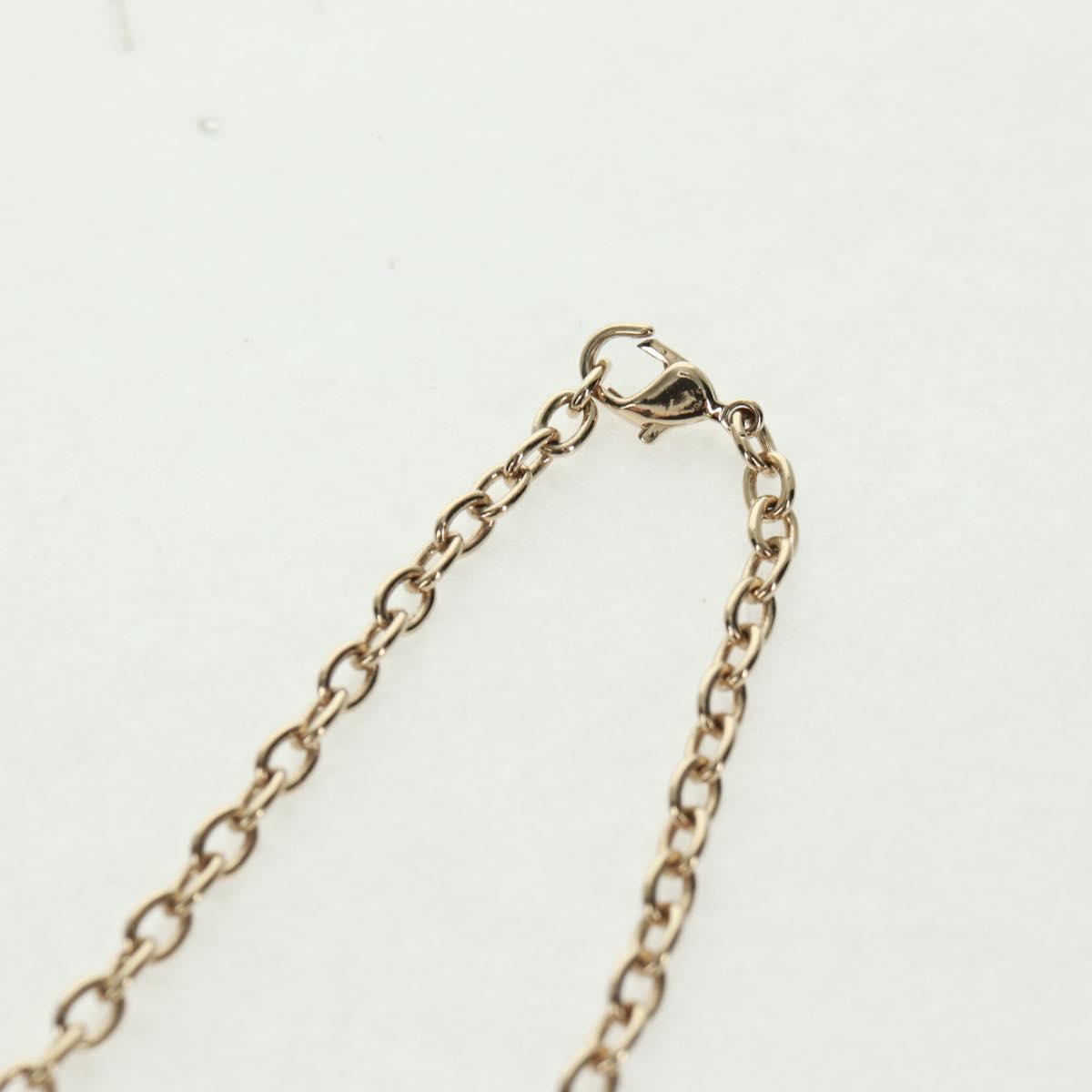 FENDI Necklace metal Gold Auth 162892V