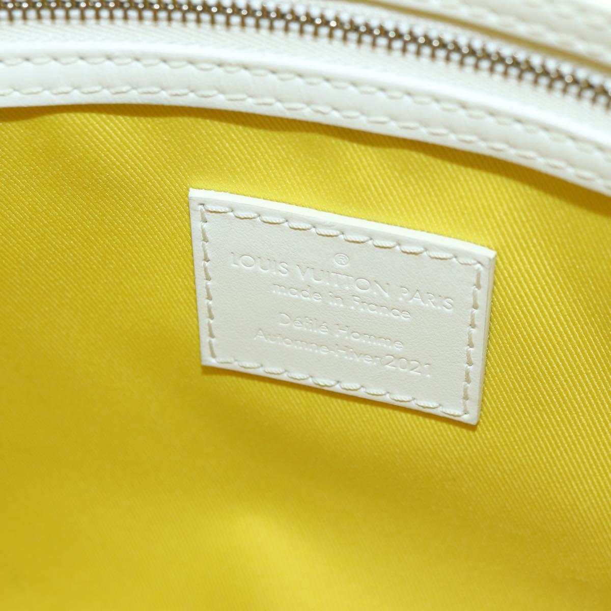 LOUIS VUITTON Everyday Keepall Bandouliere 50 Bag Yellow M58748 LV Auth 162906SM